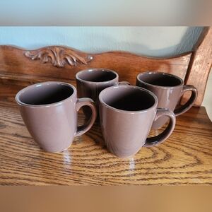 Brown Corelle Coffee Mugs